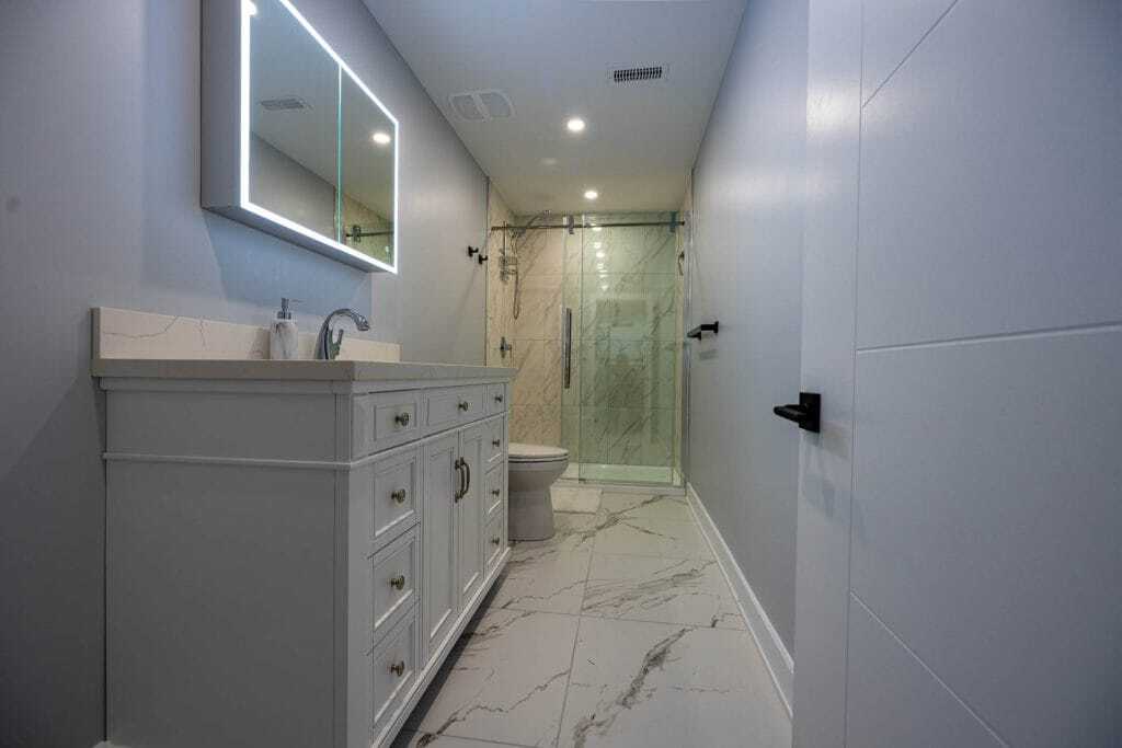 large scale tile flooring