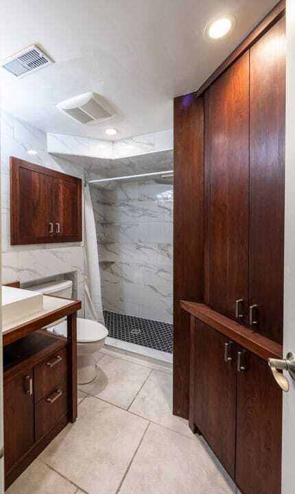 Gloucester schluter shower bathroom renovation