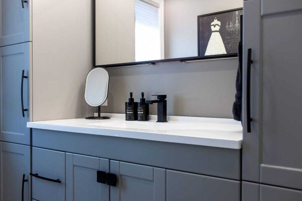 Porcelain Vanity Countertop renovation
