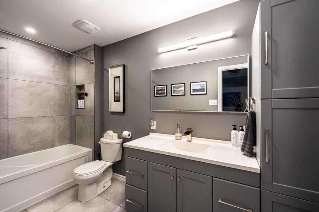 bright lightning and step stool for kids renovation