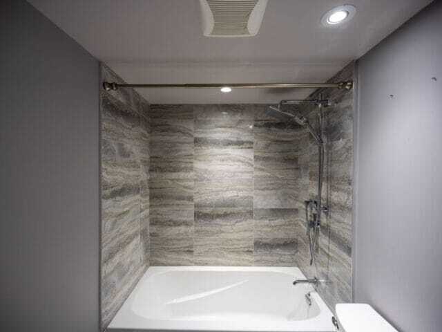 Condo bathroom tub