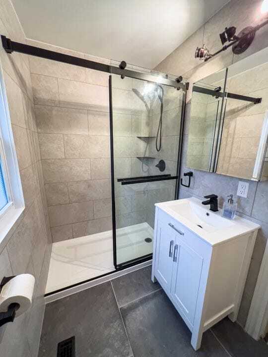 Shower Renovations with Walk-in shower tub combinations