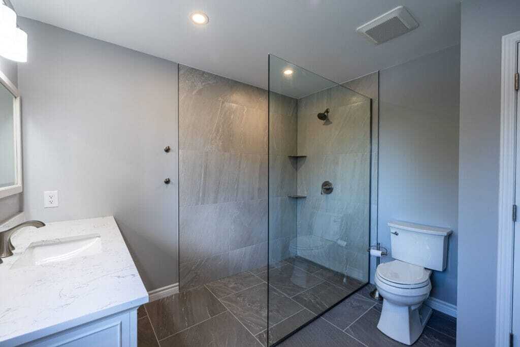 Ottawa bathroom renovation schluter barrier