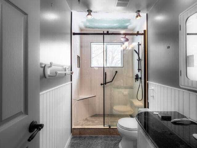 tub to shower conversion renovation