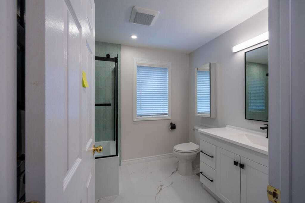 Complete bathroom renovation