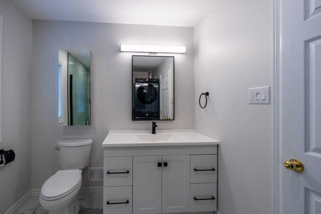 beautifully renovated bathroom westboro